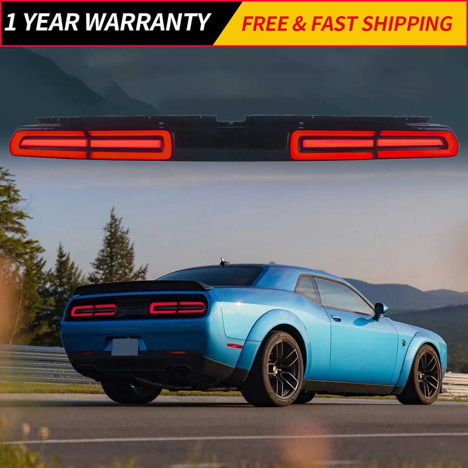 VLAND Feu arrière LED Pour Dodge Challenger 2008-2014 Avec Indicateur séquentiel - Photo 2/4