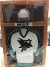 NHL-SAN JOSE SHARKS 25th ANNIVERSARY ALUMNI MINI-LOCKER SERIES #18 MIKE RICCI