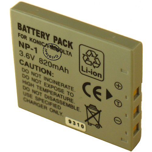 NP-800 battery for Konica Minolta Dimage cameras
