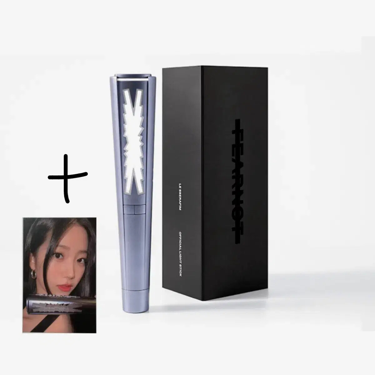 We sell le sserafim lightstick sticks + Peernazone kazuha Poca in