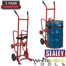 Sealey Drum Trolley/Stillage 205L Workshop Garage Handling