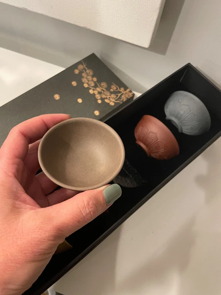 Forbidden City 5 piezas 70 ml Juego de tazas de té hechas a mano - Varias arcillas - Juego de té Ceremonia Foto 4 de 4