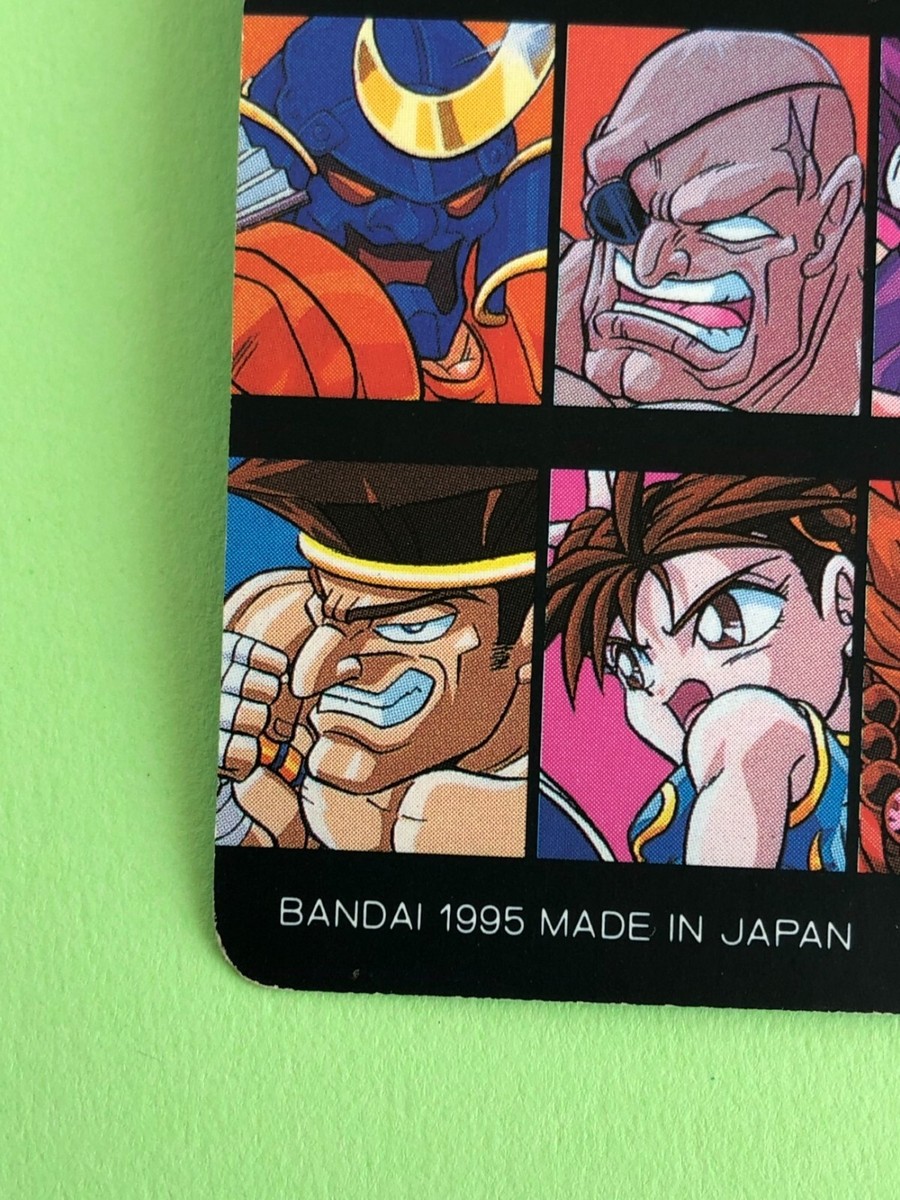 Special Member Street Fighter ZERO 1995 040 Rare TCG Capcom Bandai