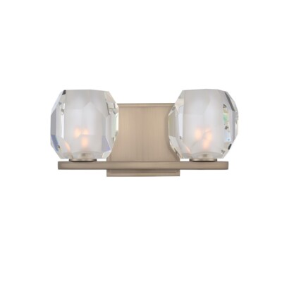 Kalco Lighting Regent 2 Light Bath, Satin Nickel - 302832SN