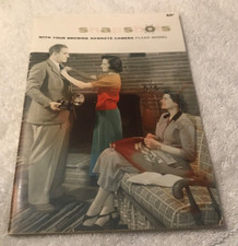 1954 Kodak Snapshots With Your Brownie Hawkeye Flash Model Instruction Booklet