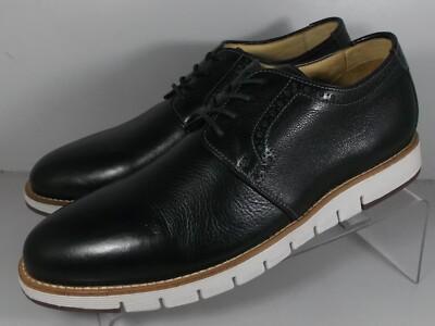 271745 SP50 MARTELL MEN'S SHOES SIZE 9 M BLACK LEATHER JOHNSTON & MURPHY