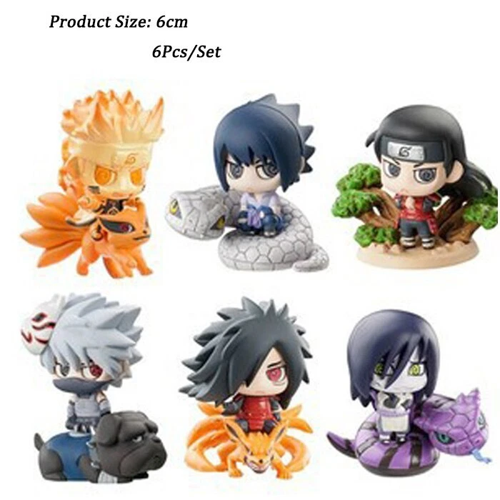 Naruto Shippuden Anime Action Figure Characters Set Version Model 6CM  Assortment