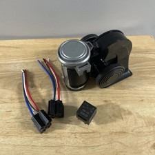 Train Horn Air Horn for Truck, 12V 150Db Super Loud Snail Car Horn Kit Electric