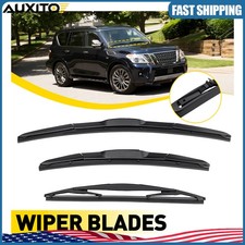 Front Rear Windshield Wiper Blade For Nissan ...