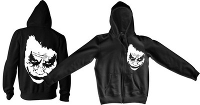 Joker Face Zipper jacke Heath Ledger Joker why so serious Ha HA HA