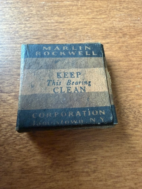 Vintage Marlin Rockwell Factory Ball Bearing NOS