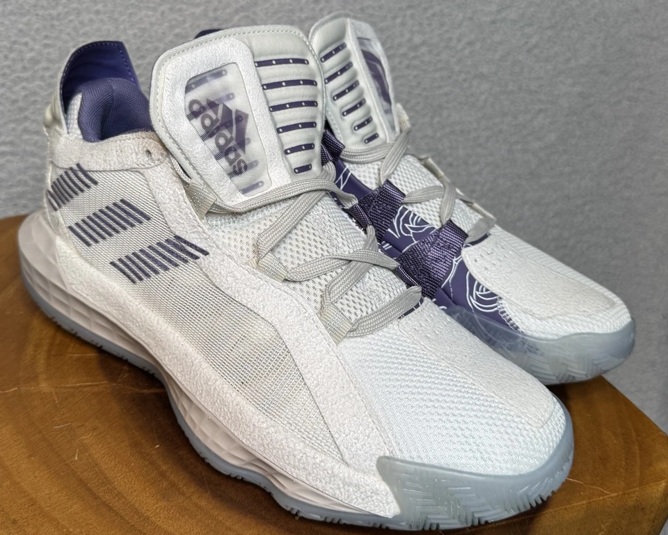 Adidas Dame 6 Weber State 2020 Men’s 7 Tech Purple FU9448 - Image 2 of 4