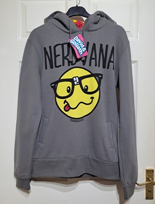 David & Goliath Hoodie Damen Gr. XL P2P 20'' Nerdvana Pullover Grau Baumwolle 