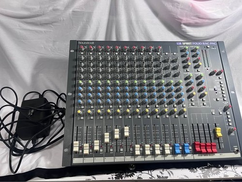 Soundcraft Spirit Folio Rac Pac Analog Mixer – Rack Version