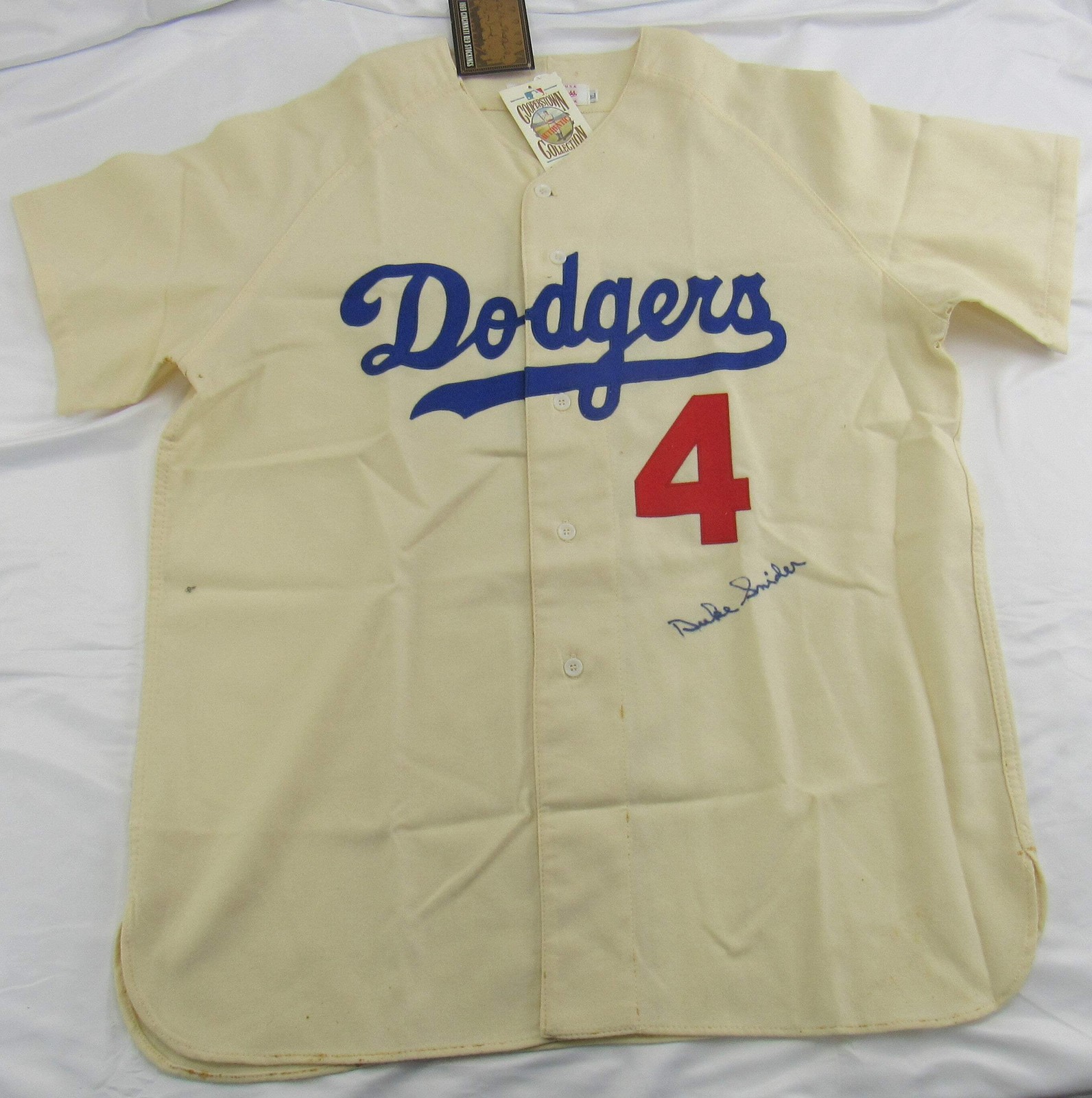 Duke Snider Autographed Signed Auto Autograph Replica Jersey JSA D16314 
