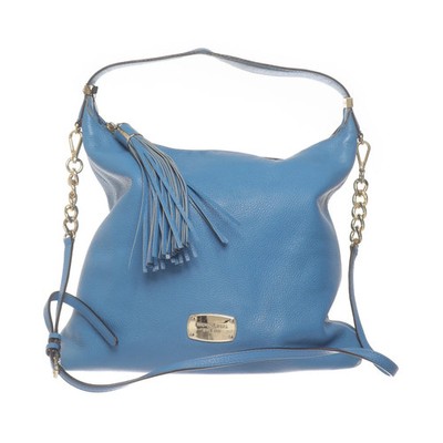Michael Kors, Handtasche, Bedford, Damen, Leder, Blau, Einfarbig, 34, 10 #UlC