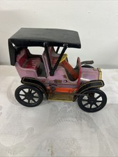 TIN LITHO TOY CAR LEVER ACTION MASUDAYA MODERN JAPAN 1950'S Antique