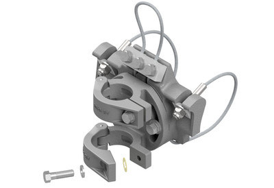 Pelco Astro-Brac AG-3055-96 Galaxy Hinged Clamp Kits 96'' Stainless Cable
