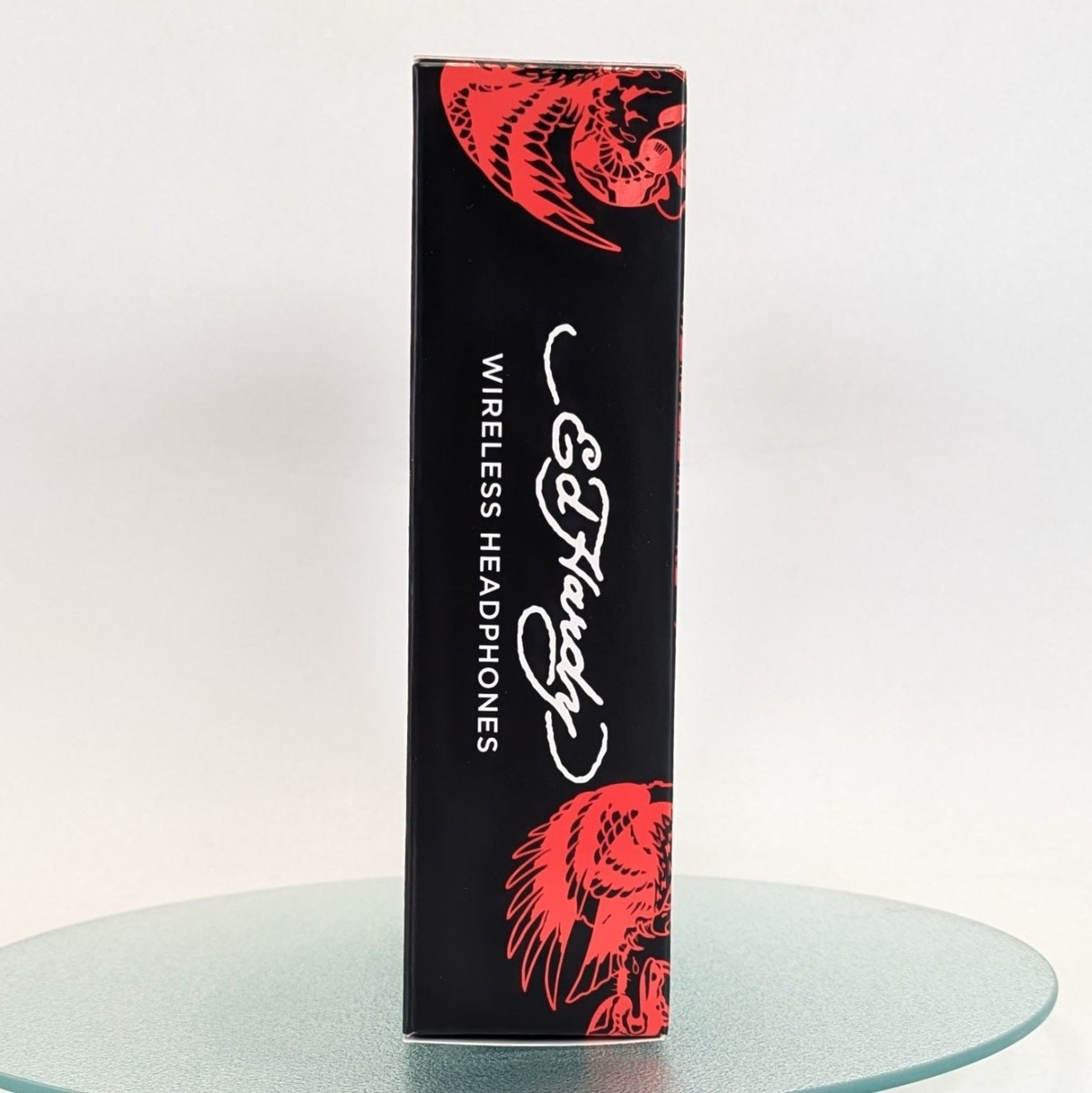 Ed Hardy Black Skull Tattoo Wireless Headphones w Bluetooth Love
