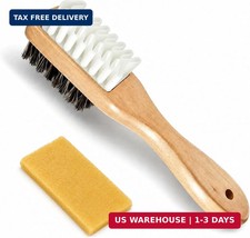 Suede Shoe Cleaner Kit with Horsehair Brush  Crepe Rubber Eraser