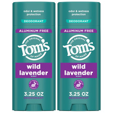 Tom  S of Maine Wild Lavender Aluminum Free Natural Deodorant for Women  Men  G