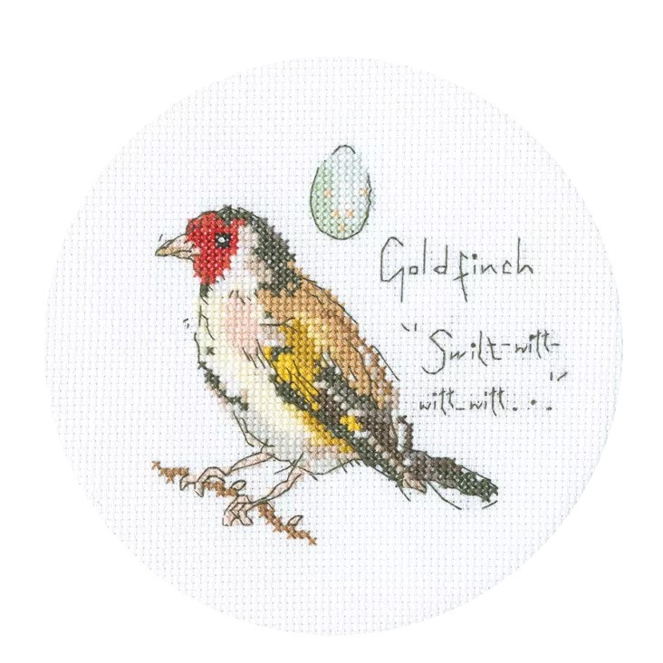Little Goldfinch (Madeleine Floyd) Cross Stitch Kit by Bothy Threads
