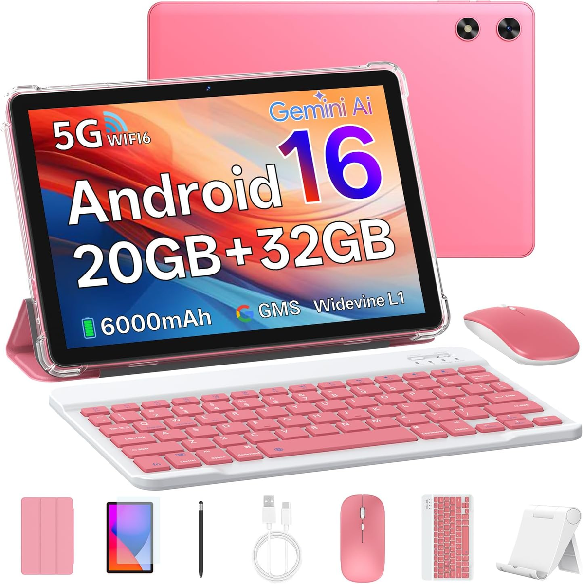 Android 16 Tablet 10 Inch Tablet with Keyboard 20GB RAM 1TB