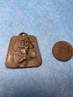 Vintage Bronze St.Christopher And Jesus Pendant — photo 7