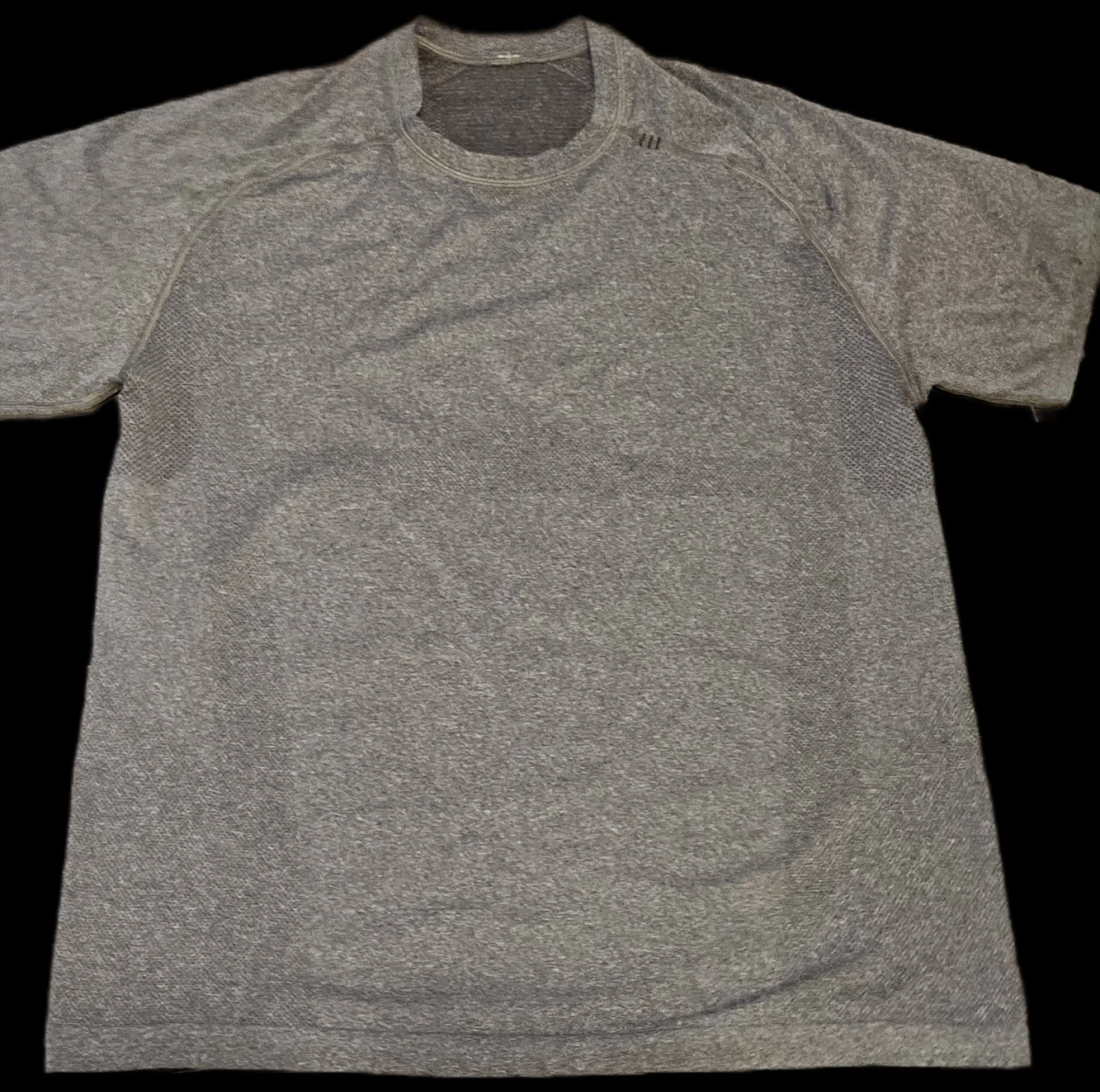 Lululemon Mens Medium Gray Metal Vent Tech Short Sleeve Shirt Workout Gym Tee