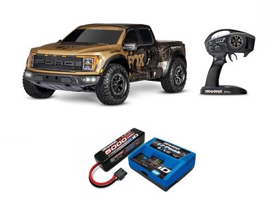 TRAXXAS TRX101177-4 Ford Raptor-R Ultimate 4S 4X4  RTR, Fox Sparset 1 Gold