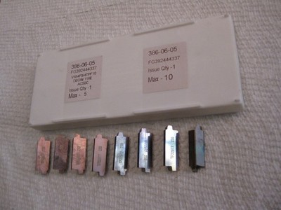 TOOLFLO V85 4P3/4TPF10 DEGW.116E AC50C Carbide Lot of 8 Inserts