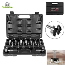 Forstner Bit Set 16PCS High Strength Steel Wood Drill Bits for Drilling Plywoods