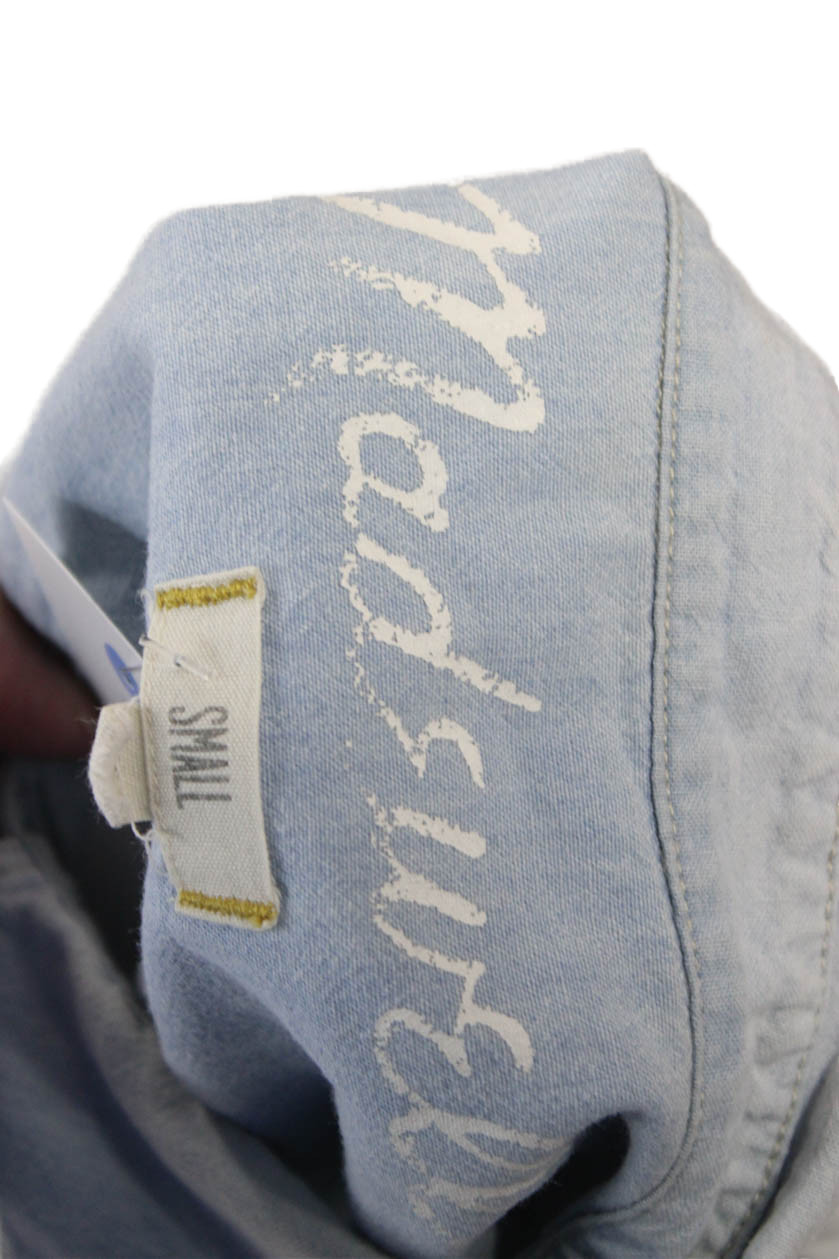 Madewell Women Basic Button-Up Collared Cotton Lo… - image 4