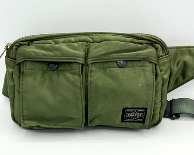 #ad #ad PORTER Tanker Shoulder Bag Sage Green Yoshida Japan Used $125.25