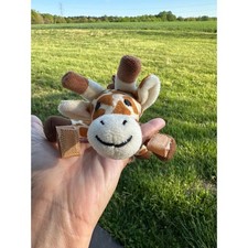 Dr. Browns Lovey Pacifier Holder Plush Giraffe Stuffed Animal Brown Tan Spotted