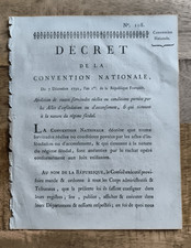 1792 - décret de la Convention Nationale n°108 sur le régime féodal