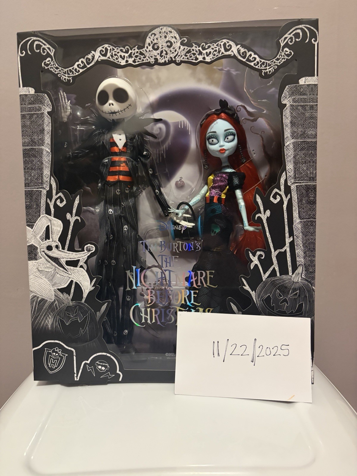 NEW Monster High Skullector The Nightmare Before Christmas Jack & Sally Dolls
