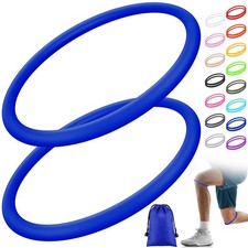 Silicone Patella Knee Band Tendon Support Pain Relief 2 Pcs Basketball Running