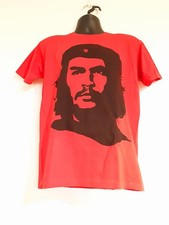 Vintage Che Guevara T-shirt Sz M Red & Black Fruit Of The Loom Unworn