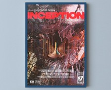 Poster arte da parete fantascientifica film Inception Christopher Nolan Leonardo DiCaprio