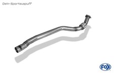 FOX Edelstahl Vorschalldämpfer-Soundrohr mit Flexrohr Audi A4 8K + A5 B8 2.0l
