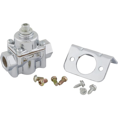 #ad Speedway Chrome Adjustable Fuel Pressure Regulator 4 9 PSI $35.99