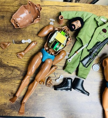 VINTAGE GI JOE 1964: JOEZETA: 1975 1976 AA BLACK TALKING MUSCLE