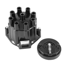 Accel ACCEL Distributor Cap & Rotor Kit - Socket Style - Black