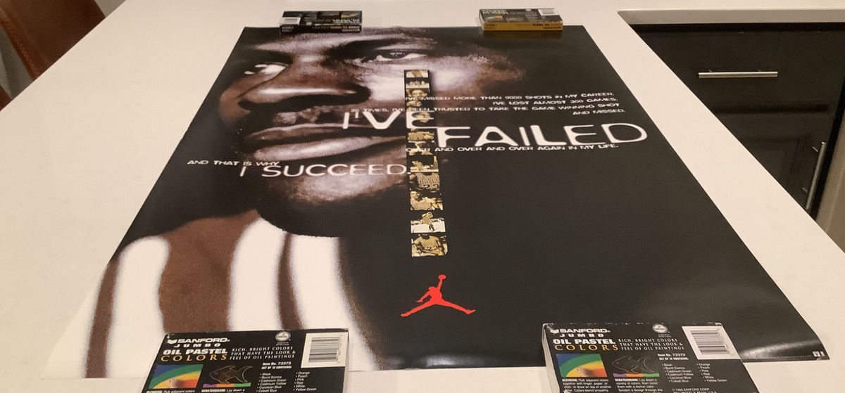 Original 1998 Michael Jordan Nike Poster 