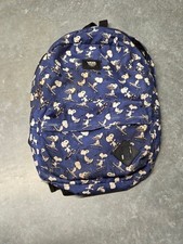 Mochila Vans Azul Marino Snoopy Estampado Monopatín Edición Limitada