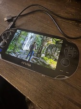Sony PS Vita PCH-1003 Handheld Console Black with Charge Cable