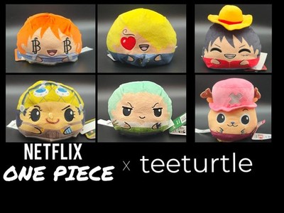 NEW 2026! NETFLIX ONE PIECE x teeturtle | 3'' Reversible Plush ASST.  w/ RARES!