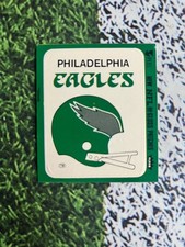 1978 Fleer Football Philadelphia Eagles Team Action Helmet Logo Sticker EX 