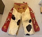 Antique/Vintage Boy’s Western Cowhide Cowboys Chaps